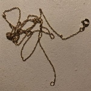 Very Very dainty 10k gold chain
